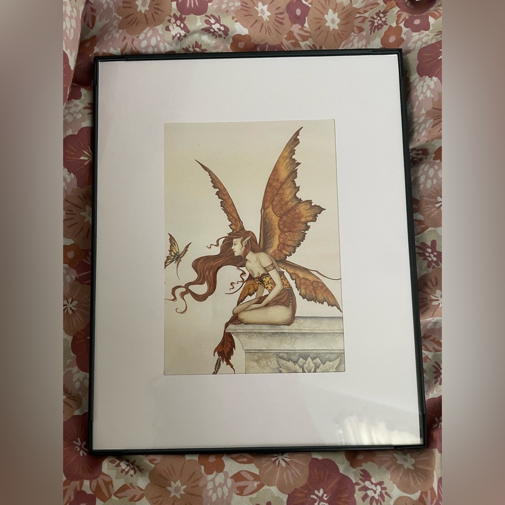 “Wings like Sunsets” fairy print by Amy Brown.
